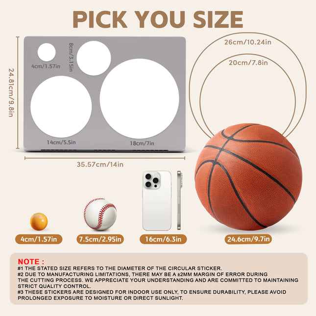 Custom Large Round Stickers — Personalized Logo Labels for Weddings, Events & Business