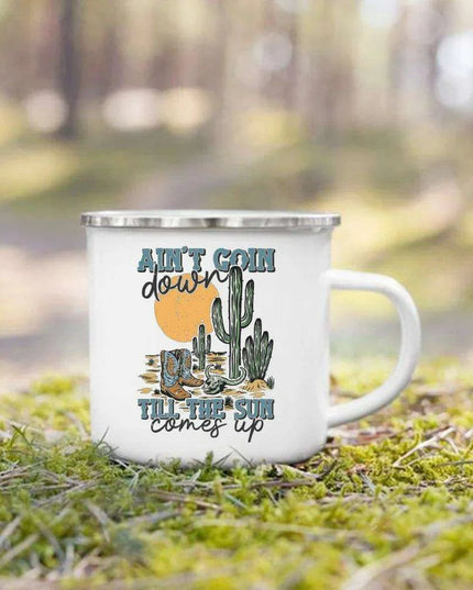 Nature's Adventure Enamel Mug: The Essential Companion for Outdoor Lovers
