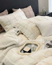Ivory / King Size 4pcs / Flat Bed Sheet