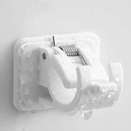 Heavy-Duty Waterproof Curtain Rod Brackets with Easy Peel-and-Stick Installation