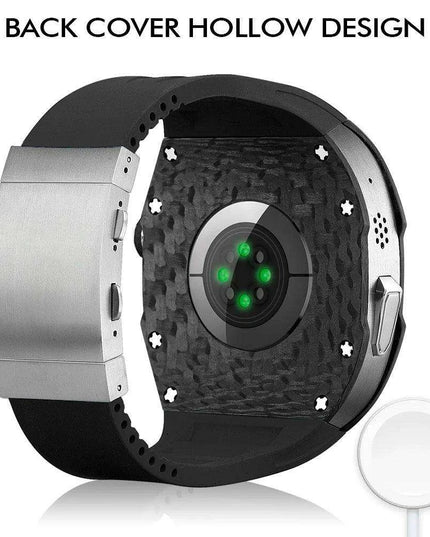 Luxurious Carbon Fiber Upgrade Set for Apple Watch: Elevate Your Style and Protection