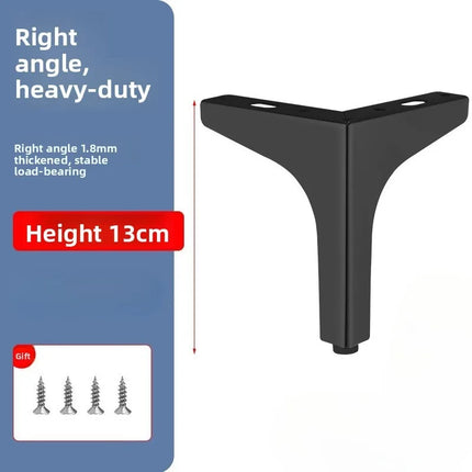 Metal Furniture Legs Replacement Feet Gold Black Silver Steel Foot Pads for Sofa Table Cabinet TV Stand DIY Hardware Support Leg metal-furniture-legs-replacement-feet-gold-black-silver-steel-foot-pads-for-sofa-table-cabinet-tv-stand-diy-hardware-support-leg