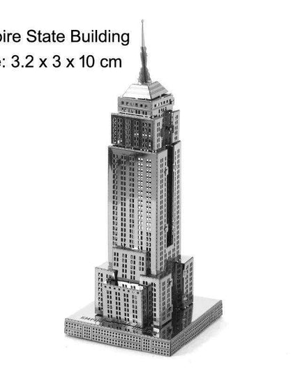 Global Landmark 3D Metal Puzzle Set: Construct and Discover Iconic Structures