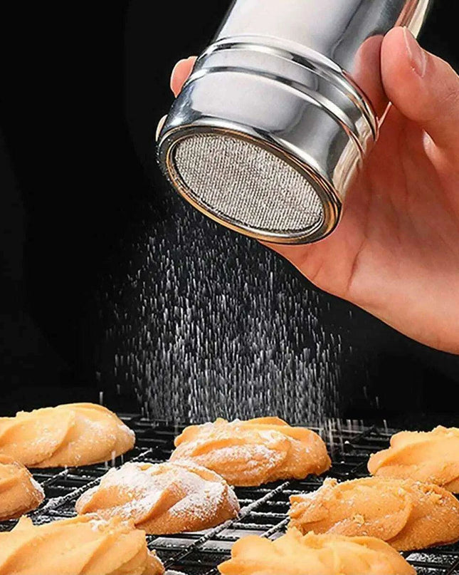 Stylish Stainless Steel Spice Dispenser for Gourmet Chefs