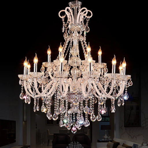 Luxurious LED Crystal Chandelier for Elegant Living Spaces