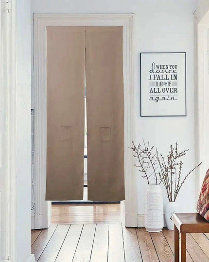 Japanese Noren Doorway Curtain: Elegant Cultural Tapestry with Dual Function Pockets