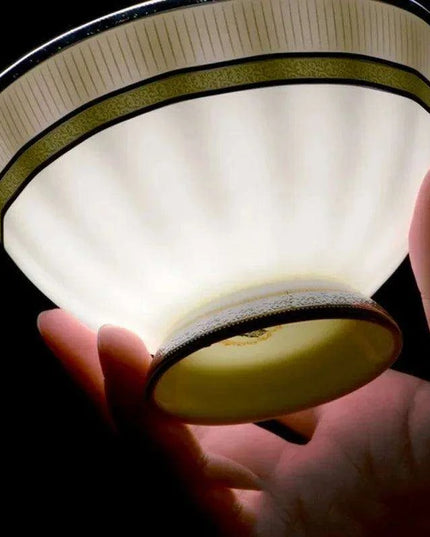 Luxury Bone-Inspired Outdoor Dining Set with Elegant Ceramic Tableware