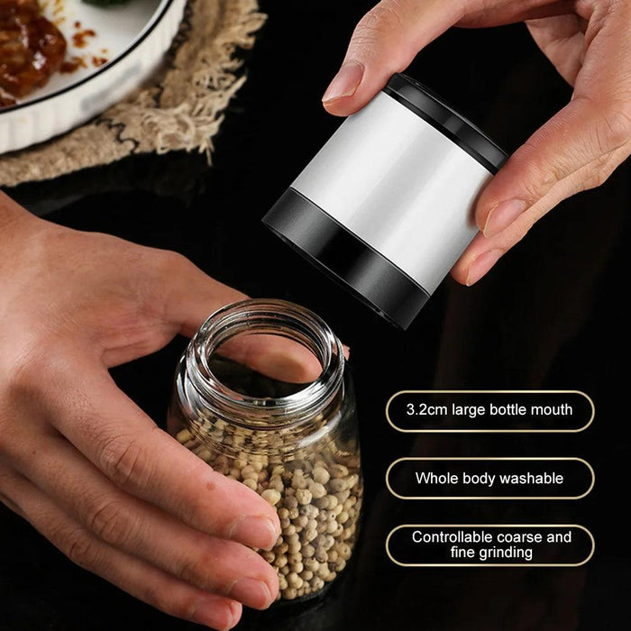 Adjustable Ceramic Spice Grinder with Custom Coarseness Control