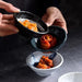 Elegant 3.5 Inch Handcrafted Japanese Ceramic Snack Bowl – Vintage Stoneware Dipping Dish