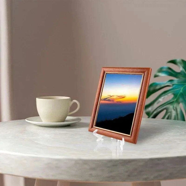 20-Piece Versatile Display Stands in Clear and Black for Stylish Home Showcasing