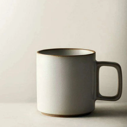 Artisan Vintage Clay Stoneware Coffee Mug - A Touch of Rustic Charm for Your Home