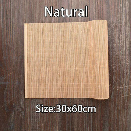 Sophisticated Bamboo Table Runner and Coaster Duo for Dining and Tea Events