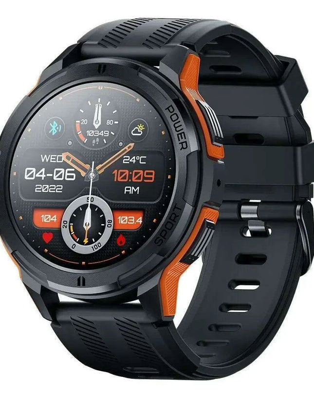 2024 All-Weather AMOLED Smartwatch with Advanced Health Tracking and Bluetooth Sync for iOS and Android