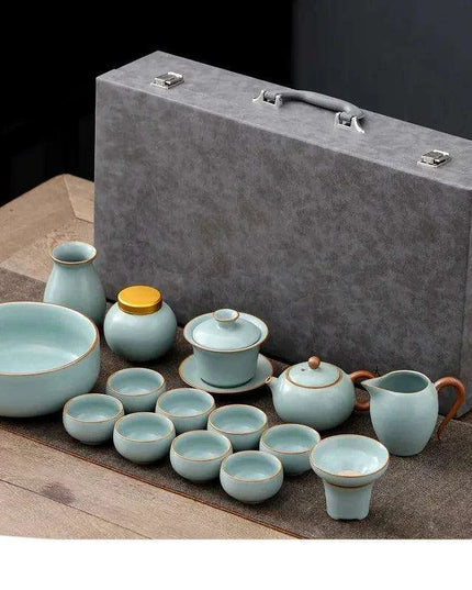 Elegant Ruyao Kung Fu Tea Set for a Refined Brewing Journey