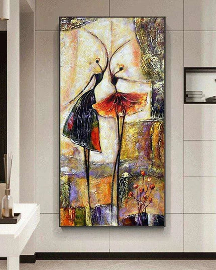 Customizable Ballet Dancer Canvas Art Print for Stylish Home Décor