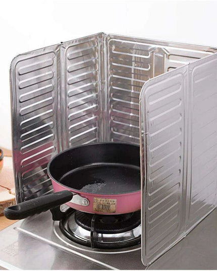 SplatterGuard Elite - Adjustable Aluminum Foil Grease Shield