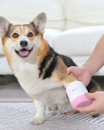 Portable Silicone Dog Paw Cleaner Cup - Effortless Grooming Tool for All Breeds
