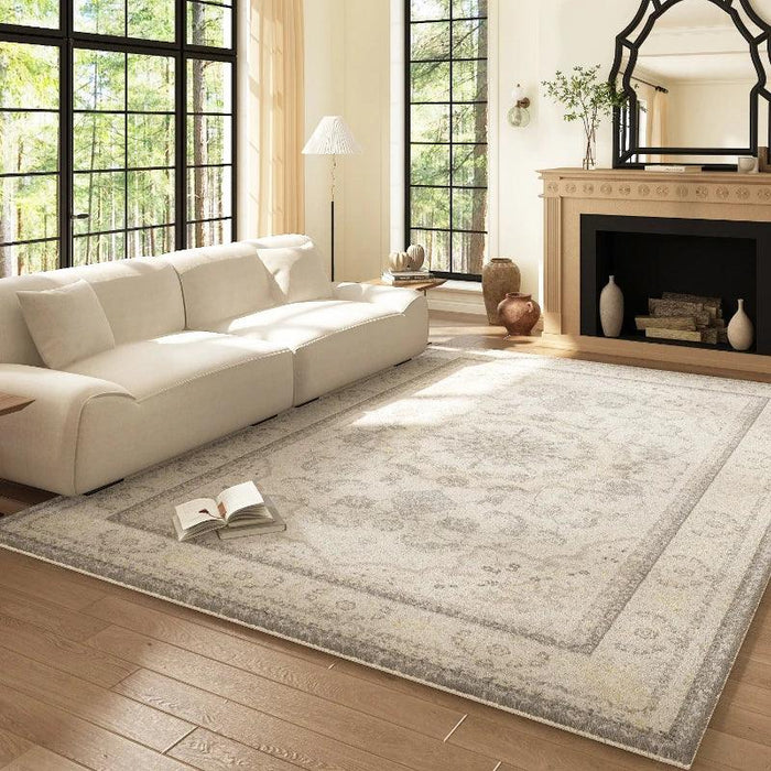 Luxe Floral Area Rugs: Soft Serenity and Classic Style