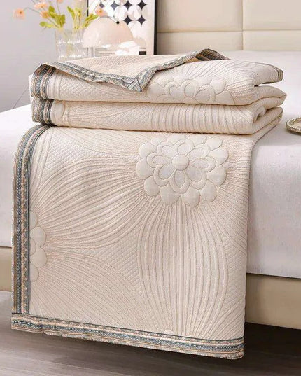 Elegant Summer Jacquard Airable Duvet Blanket