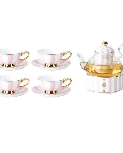 Elegant Lemon Blossom Fine Bone China Beverage Set - A Luxurious Experience for Tea and Coffee Enthusiasts
