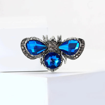 Rhinestone Bee Brooch — Crystal Glass Insect Pin for Women & Men | Multiple Colours