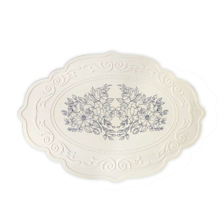 Elegant Retro Silicone Dining Mat for Stylish Table Settings