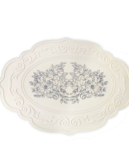 Elegant Retro Silicone Dining Mat for Stylish Table Settings