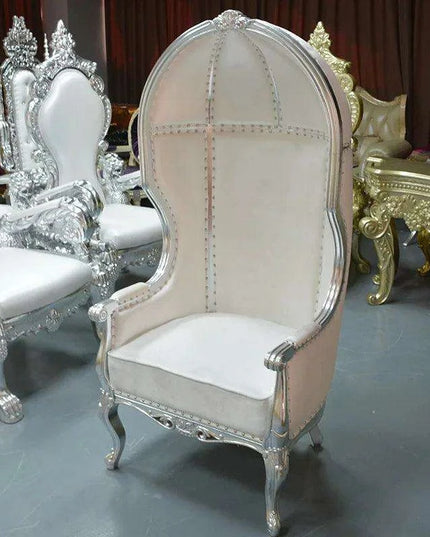 Nordic Elegance High Backrest Wedding Sofa Chair