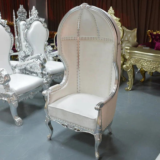 Nordic Elegance High Backrest Wedding Sofa Chair