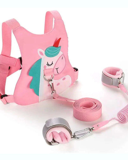 Charming Toddler Safety Backpack with Angel Wings and Anti-Lost Wrist Link