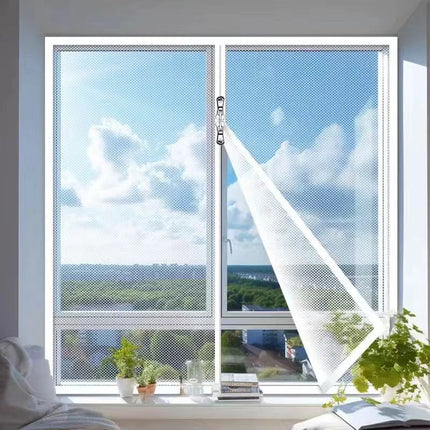 Custom-Size Anti-Mosquito Zipper Window Screen