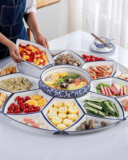 Sophisticated Elegance: Stunning Ceramic Tableware Set for Upscale Dining