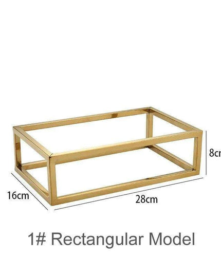 Stylish Stainless Steel Multi-Layered Snack and Dessert Tower for Celebrations