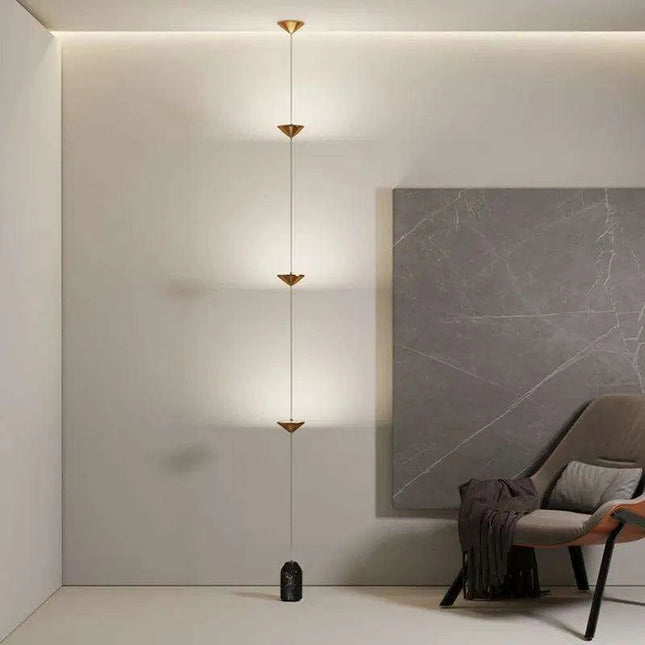 Sleek Scandinavian LED Floor Lamp with Customizable Brightness