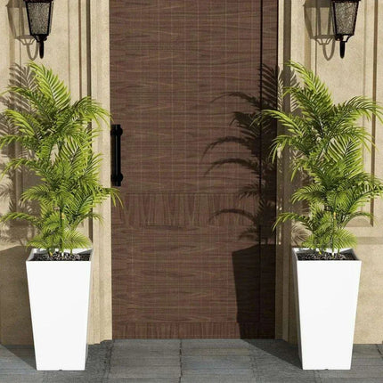 Elegant Duo of Contemporary Outdoor Planters for Stylish Gardening