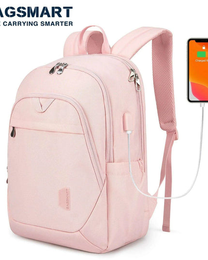 Sleek USB Charging Waterproof Backpack for Women - Perfect for Travel and Daily Use