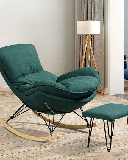 Elegant Lobster Leather Rocking Lounge Chair with Unmatched Comfort and Style