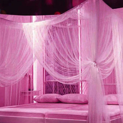 Chic European-Style Spacious Four-Door Mosquito Netting Set