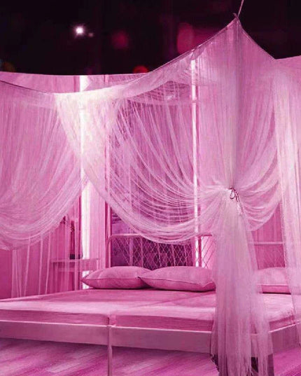 Chic European-Style Spacious Four-Door Mosquito Netting Set