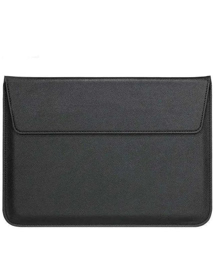Sleek PU Leather Laptop Sleeve - Compatible with MacBook and Huawei - Chic Tech Accessory for Everyday Use
