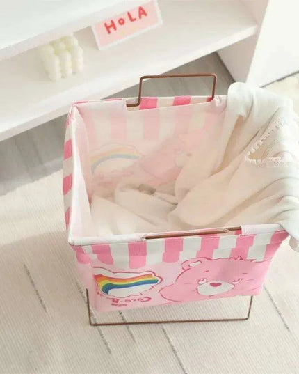 Hello Kitty Stylish Foldable Laundry Hamper: Sturdy Iron Frame & Waterproof Design - Spacious Organizer