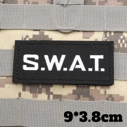 CR Tactical Store Reflective S.W.A.T Tactical Armband Patch with Hook