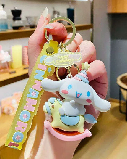 Cinnamoroll Character Keychain - Whimsical Bag and Key Charm for a Playful Touch