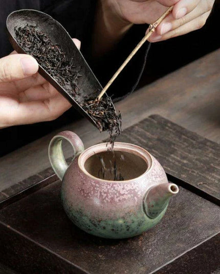 Artisan Rustic Clay Teapot for Authentic Kung Fu Tea Brewing