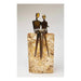 Romantic Golden Lovebirds Canvas Artwork - Elegant Home Accent Decor