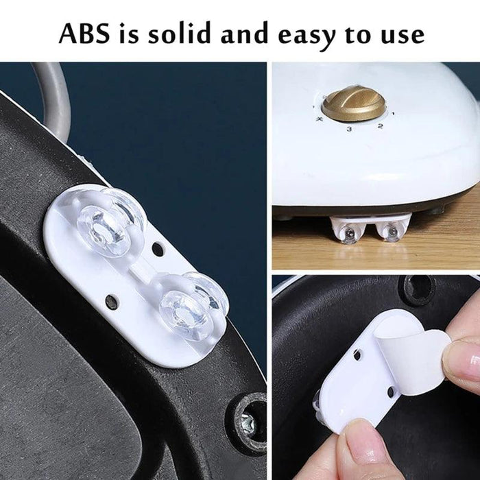 Set of 4 Silent Self-Adhesive Mini Caster Wheels for Easy Movement of Storage Bins and Trash Cans - Scratch-Free and Versatile