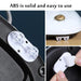 Set of 4 Silent Self-Adhesive Mini Caster Wheels for Easy Movement of Storage Bins and Trash Cans - Scratch-Free and Versatile
