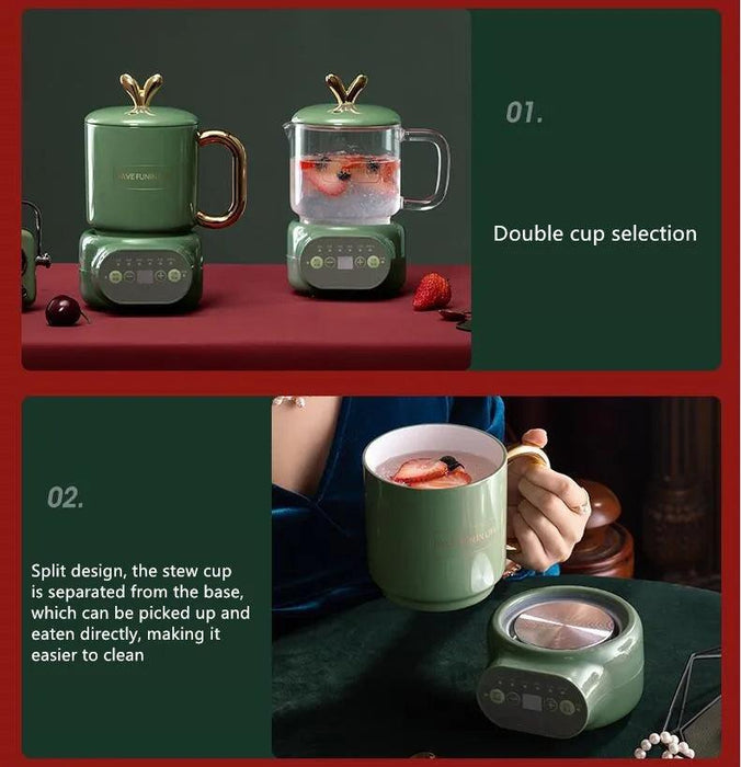 Versatile Mini Electric Soup Maker - Healthy Cooking Companion for Quick Meals