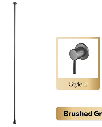 Sleek Black Brass Luxury Bathroom Faucet Set with Single Handle and Dual-Hole Versatility