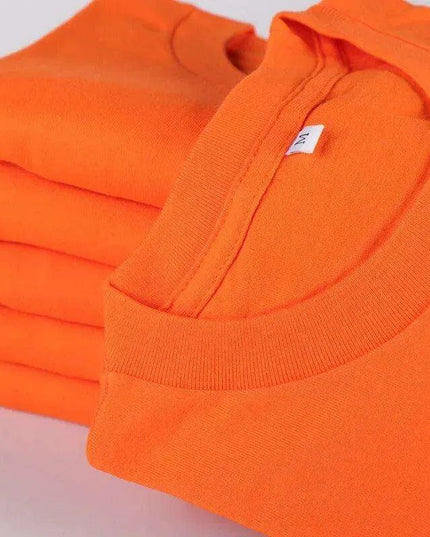 300gsm Premium Cotton Unisex Short-Sleeve T-Shirt - Pure White Blank Tee for Wholesale